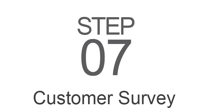 Step 7: Customer Survey