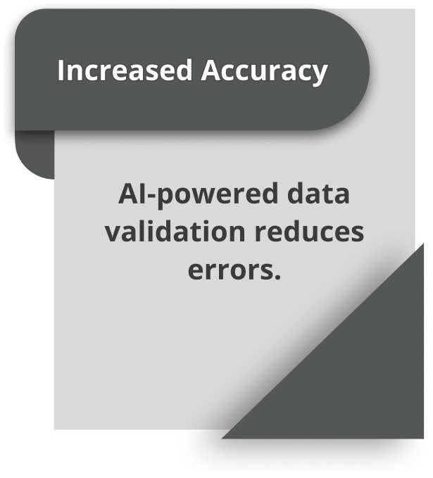 Increased Accuracy